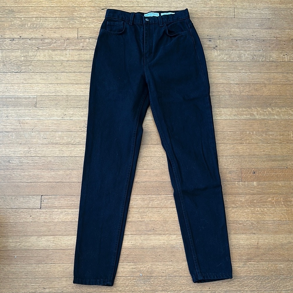American Apparel The High Waist Jean Classic Black Women's Denim jeans 28
